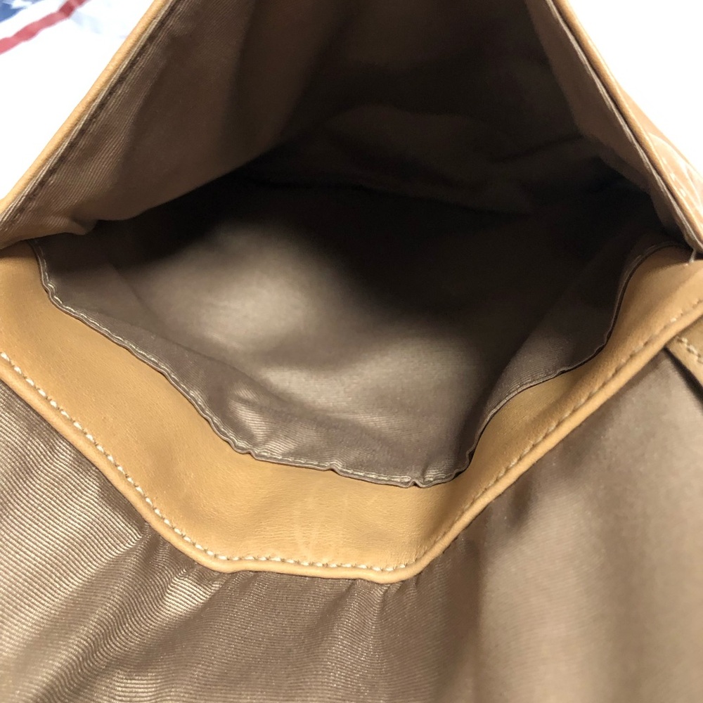 Coach Two-Tone Tan Leather Crossbody Bag - Picture 9 of 14